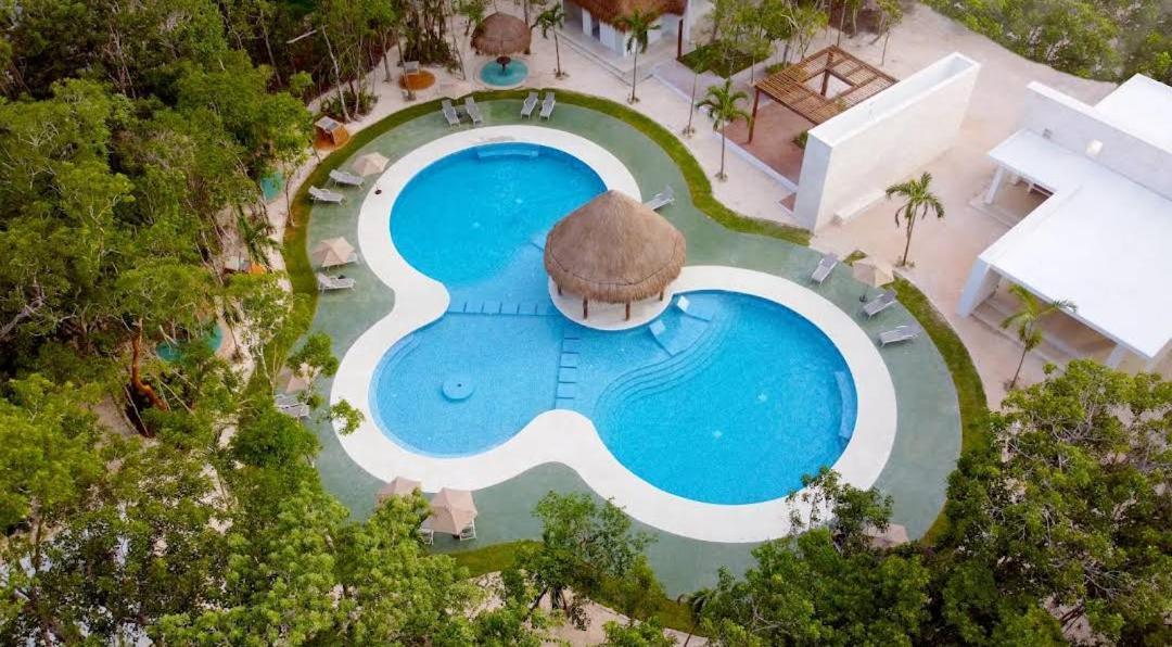 2-Bedroom Condo By The Jungle W/ Swimming Pool Пуэрто-Морелос Экстерьер фото